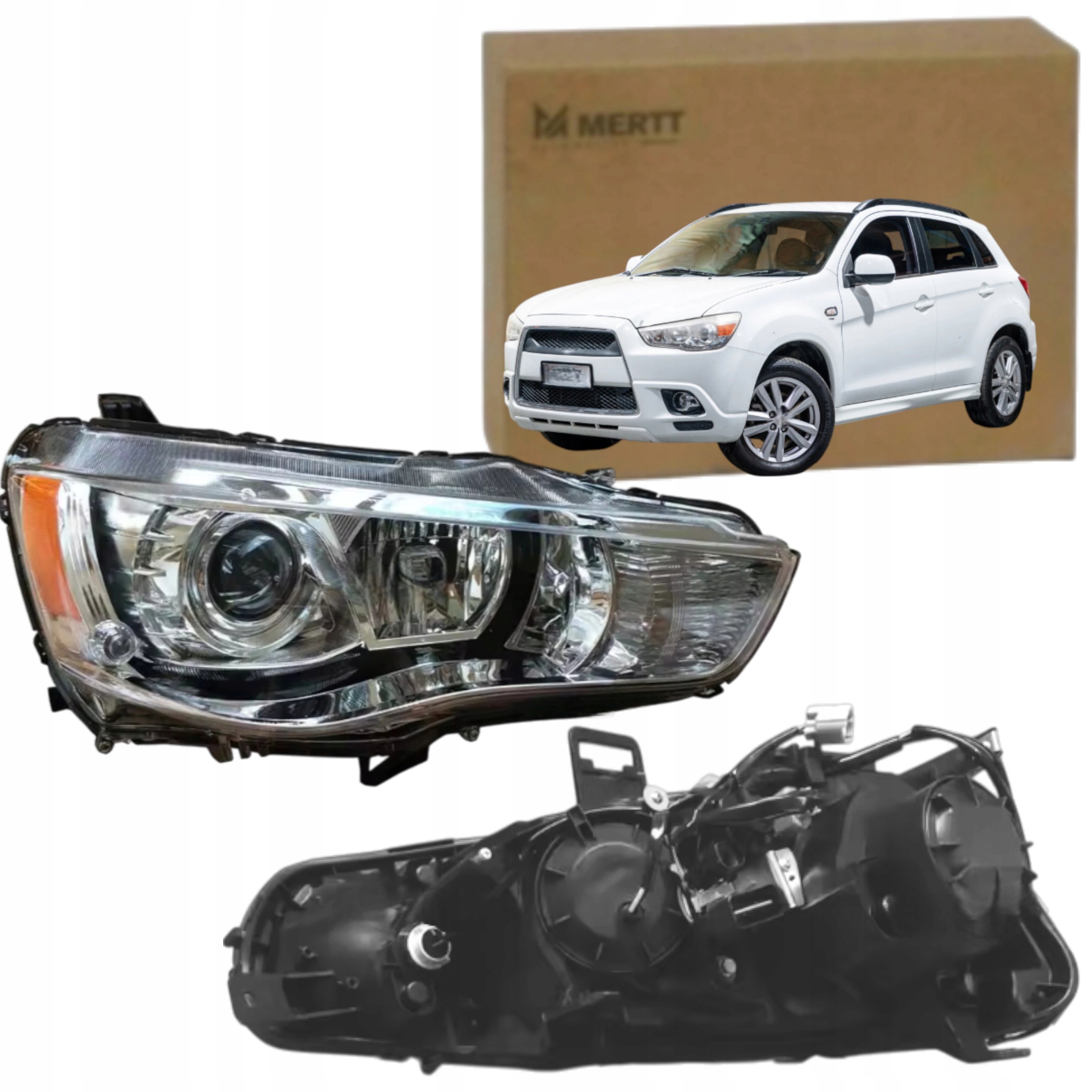 Mitsubishi Outlander 2010 Světlomet Xenon pravá přední lampa Xenon 526710