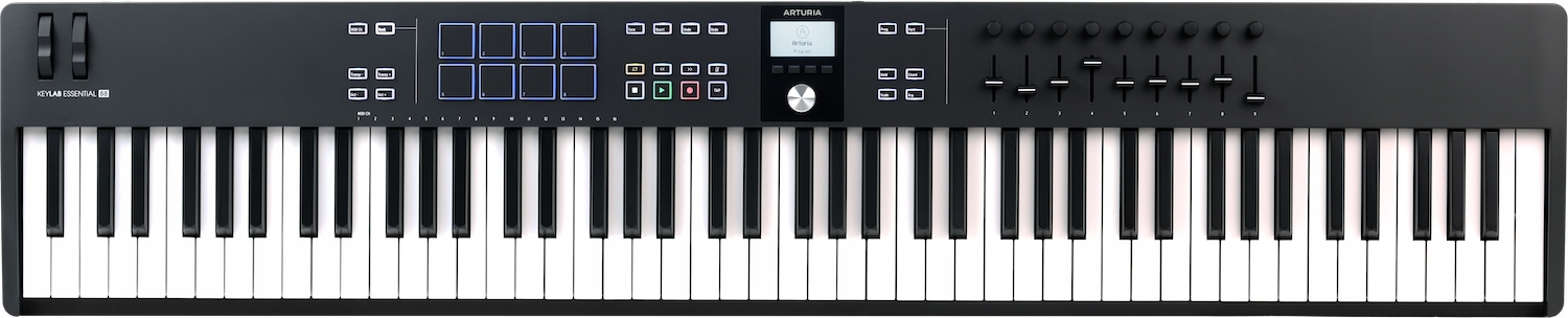Arturia KeyLab Essential 88 MK3 MIDI ovládací klávesnice Usb 88 kláves