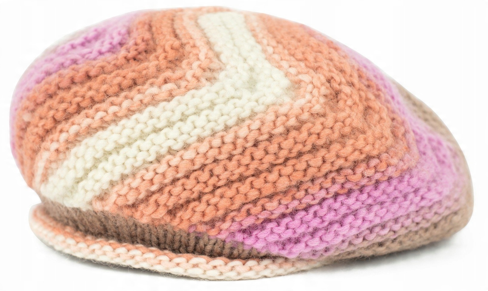 

Szaleo wełniany beret Rainbow Handmade cz13922-3