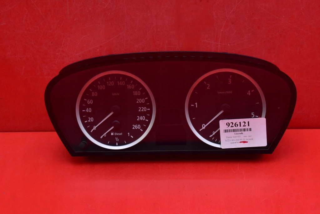 dials dials AUTOMAT EU 6211-9135253 BMW E60 E61 2.0 D 163 KM 03-07
