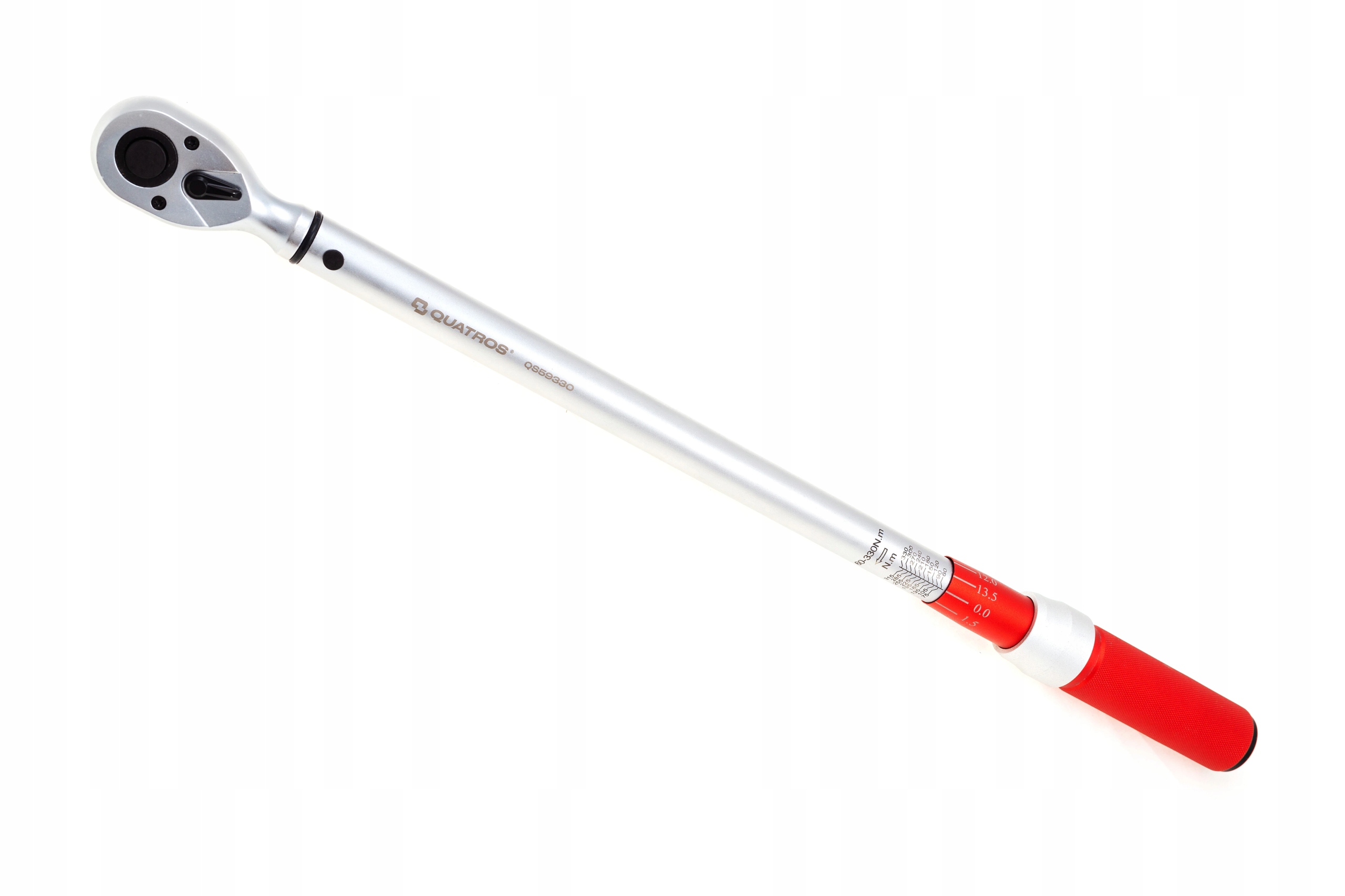 Momentový kľúč 1/2" 60-330 Nm, zvýšená presnosť 3 %, s certifikátom Quatr