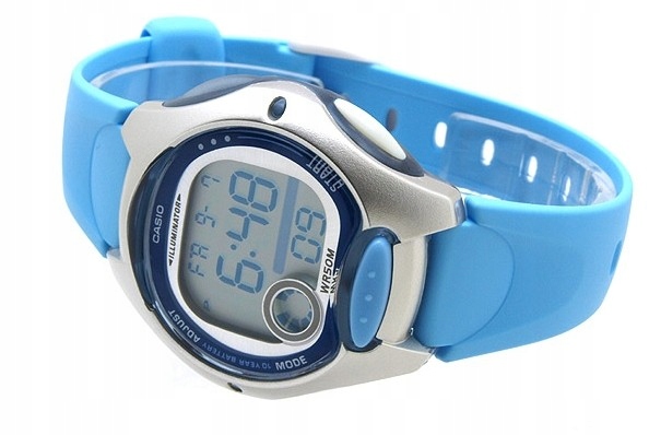 

Dziewczęcy Zegarek Casio Sport LW-200-2B Alarm Box