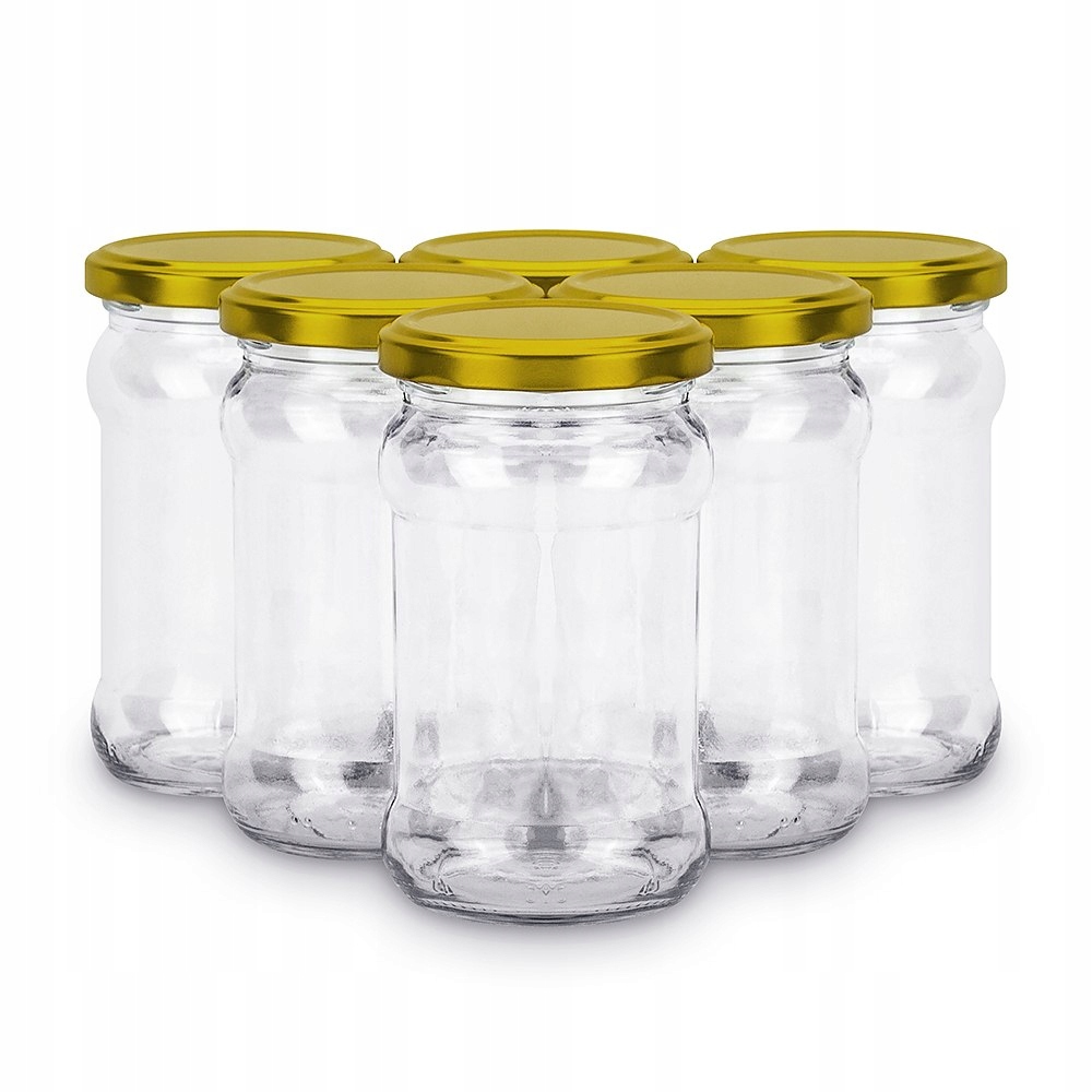 

Słoiki szklane zakręcane Twist z nakrętkami 0,3 l