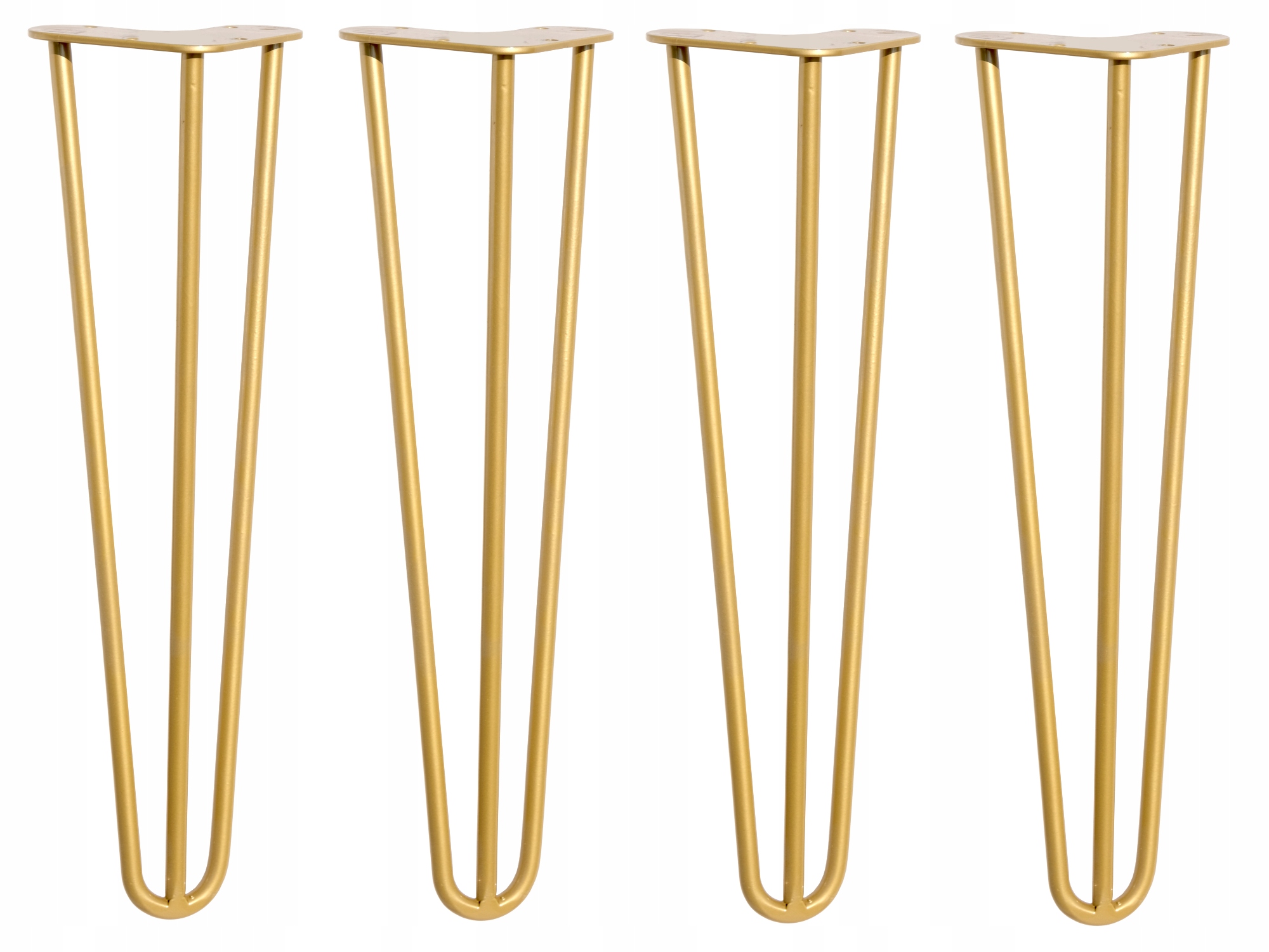 

Nogi Metalowe Hairpin Legs 41cm złote 4 sztuki