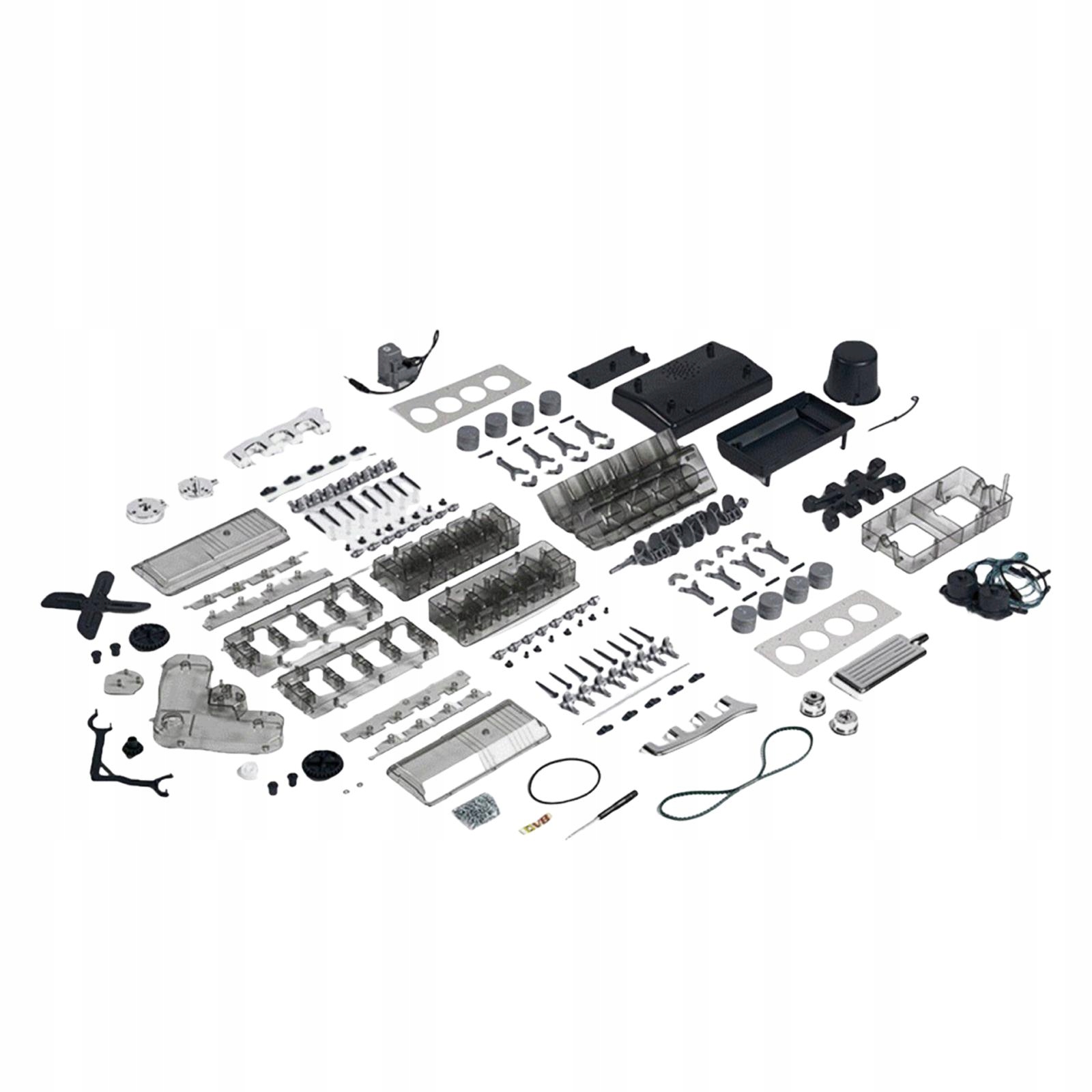 DIY Mini V8 Engine Model Kit ,8 Cylinder Model,Edukacja naukowa,dla dorosłych