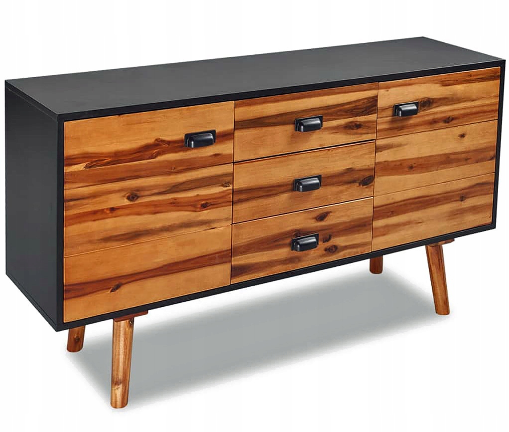 KOMODA DREWNIANA Z SZUFLADAMI DO SALONU I SYPIALNI EAN (GTIN) 5904365133548