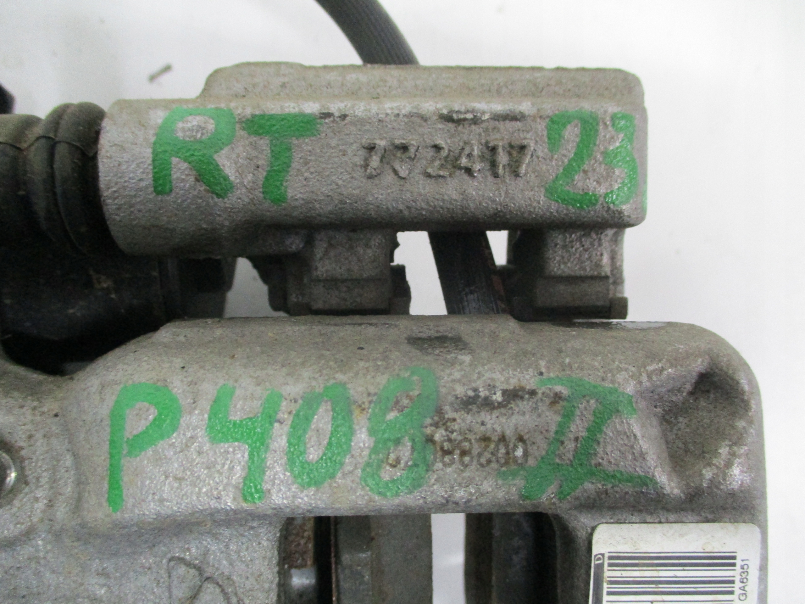 caliper calipers rear. PEUGEOT 408 electrics right left