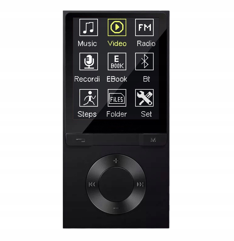 

Odtwarzacz MP4 B6 32GB bluetooth microSD MP3 czarn