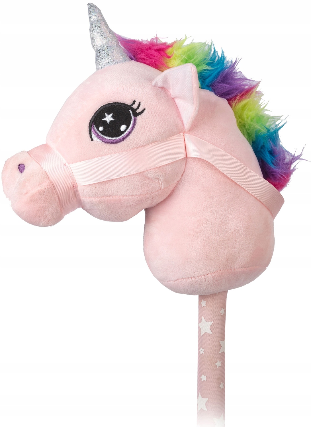 HOBBY HORSE KOŃ NA KIJU patyku GŁOWA KONIA Pluszowa JEDNOROŻEC DŹWIĘKI Marka NORIMPEX