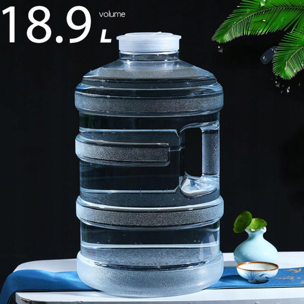 Duży pojemnik na wodę w kształcie wiadra o pojemności 18,9 l Kolor dominujący inny