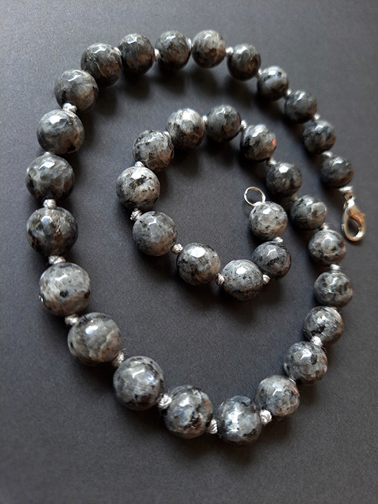 Labradorit Přírodní Náhrdelník Chrám Hvězd Kameny Akashy Zen