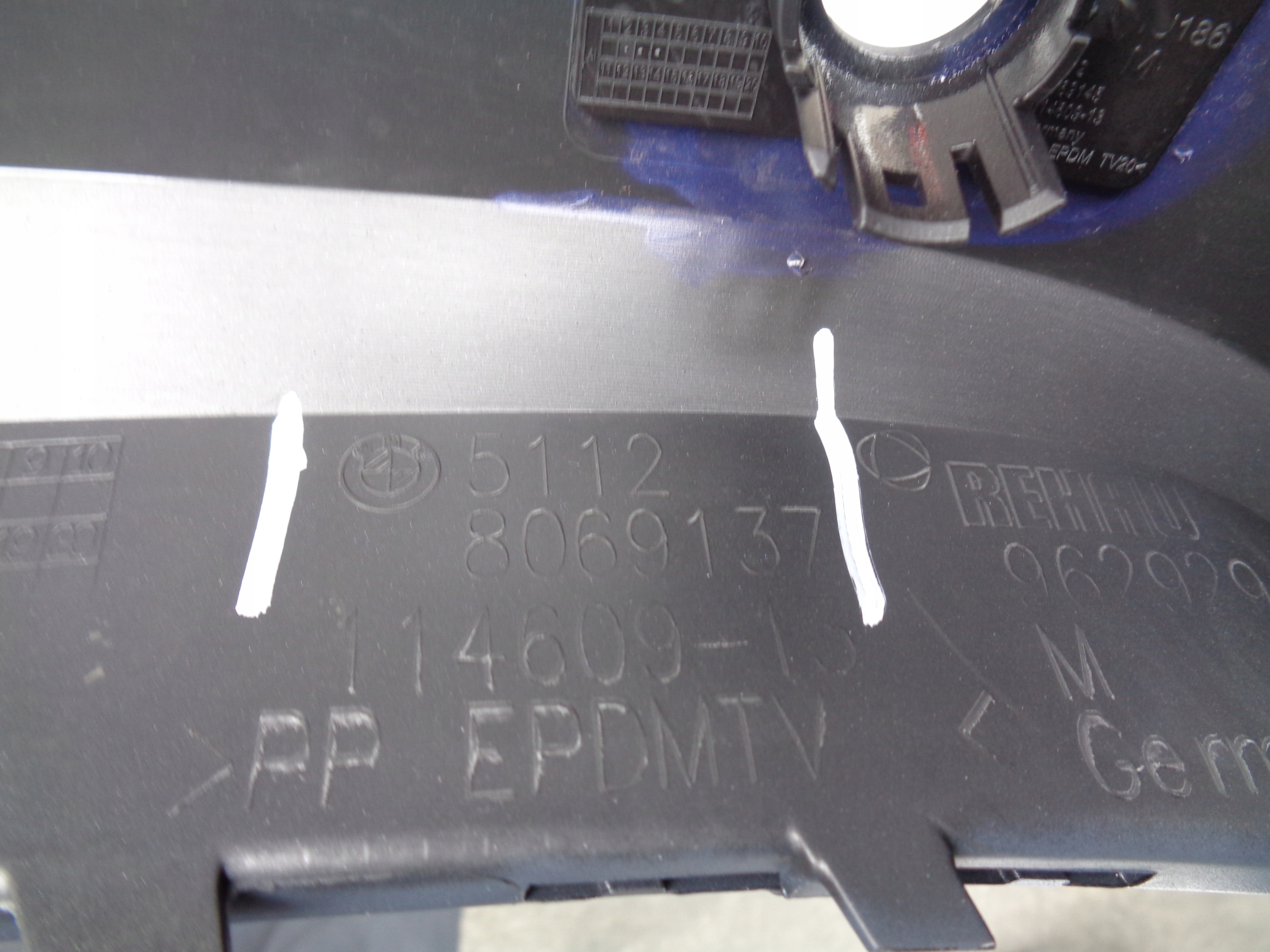 bumper rear BMW X2 F39 m-packet NR 34922