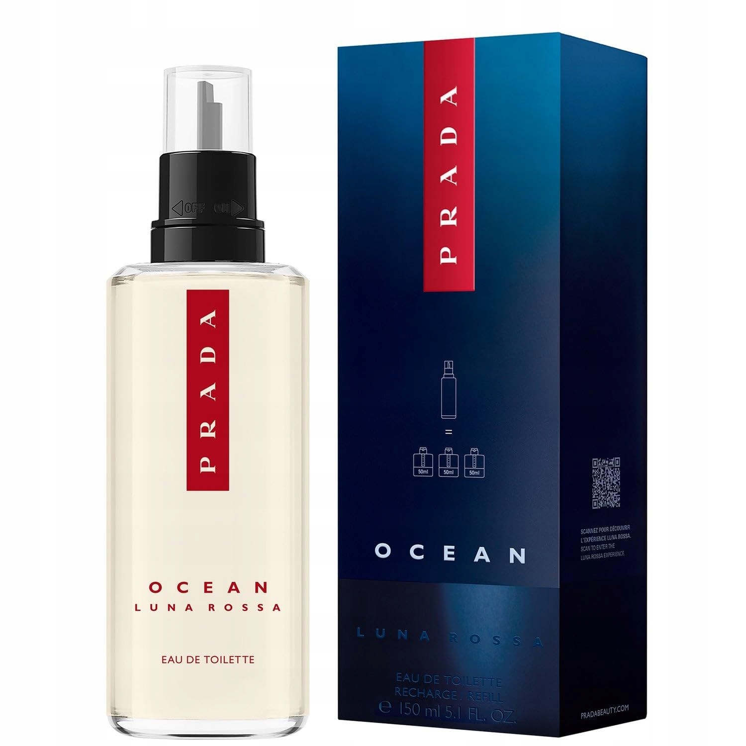 Prada Luna Rossa Ocean Man Edt Refill 150 ML