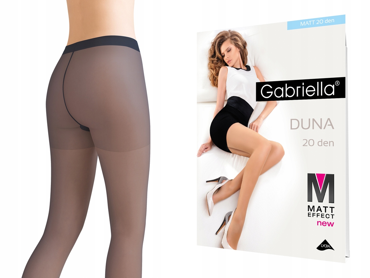 

Gabriella Rajstopy Matt Effect 20 den Grafit 2 S