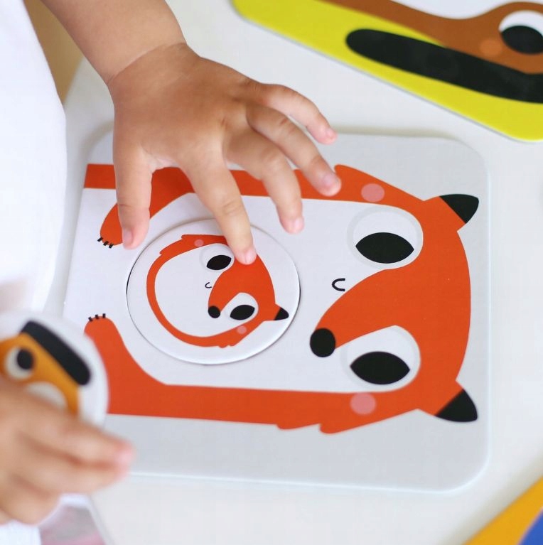 CZUCZU Moje Pierwsze Puzzle z Dziurką MALUCHY Układanki 12 Sztuk 18m+ Liczba elementów 24