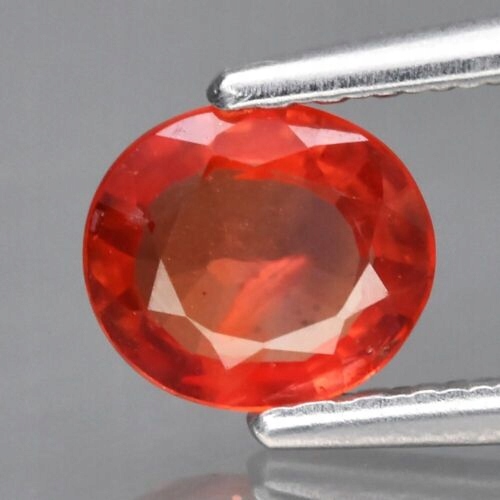 Safír 0.53ct Oranžový Ovál eCertifikát Wbd