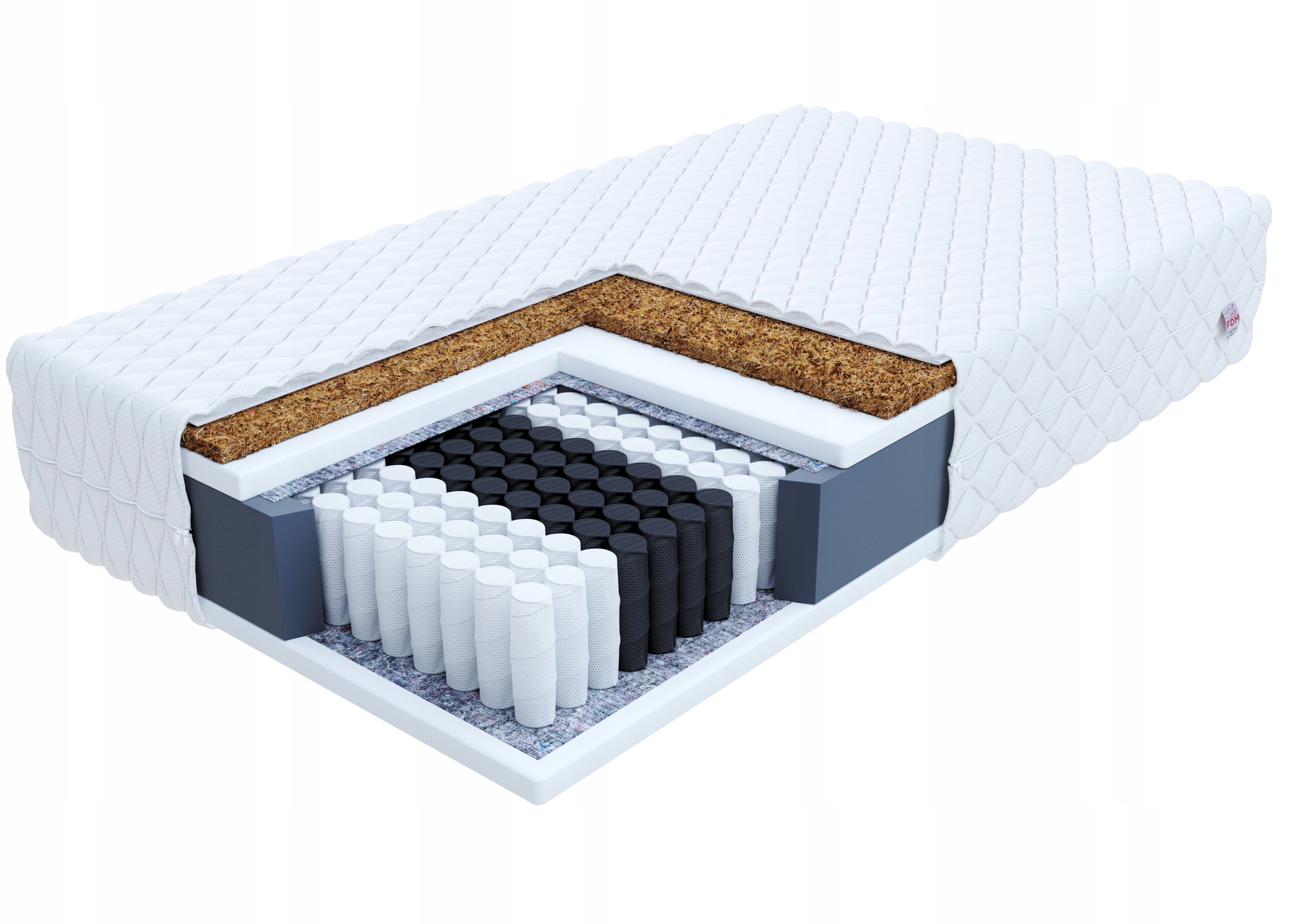 

Materac kieszeniowy kokos Fdm Family Max 160x200