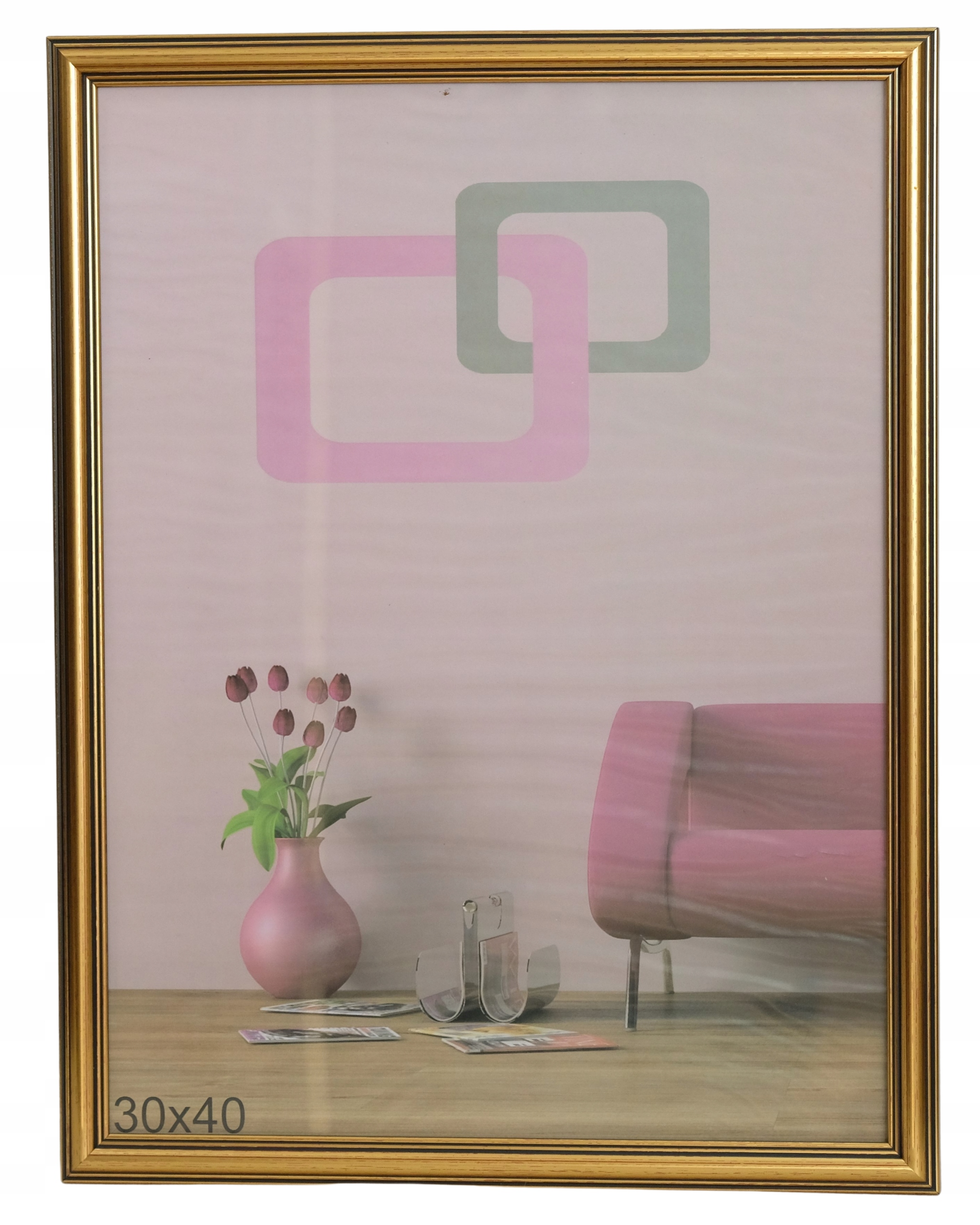 

Ramka na zdjęcie 30x40 stare złoto Classical Gold