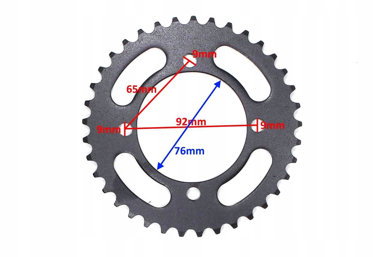 ZĘBATKA TYŁ 420-37z CROSS 125 NOWY TYP HB