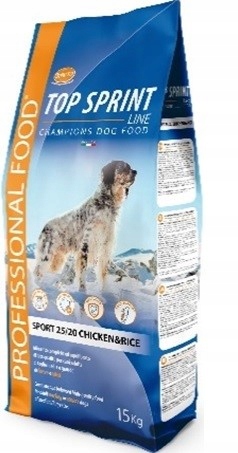 Top Sprint Premium Sport 25/20 Chicken Rice 15KG * Cennamo *