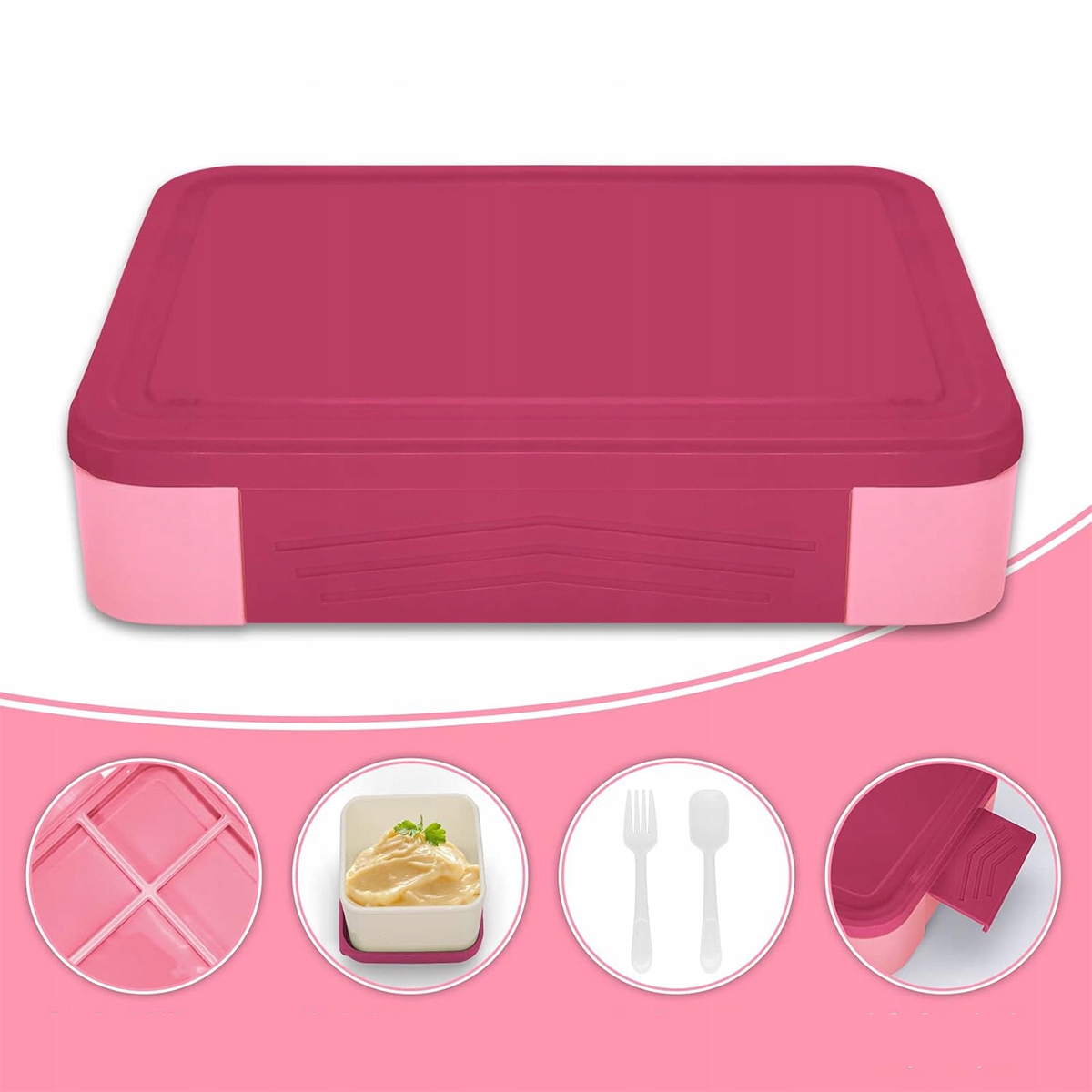 1330ml POJEMNIK LUNCHBOX ŚNIADANIÓWKA DO SZKOŁY PRACY ZESTAW B.BOX Rodzaj śniadaniówka