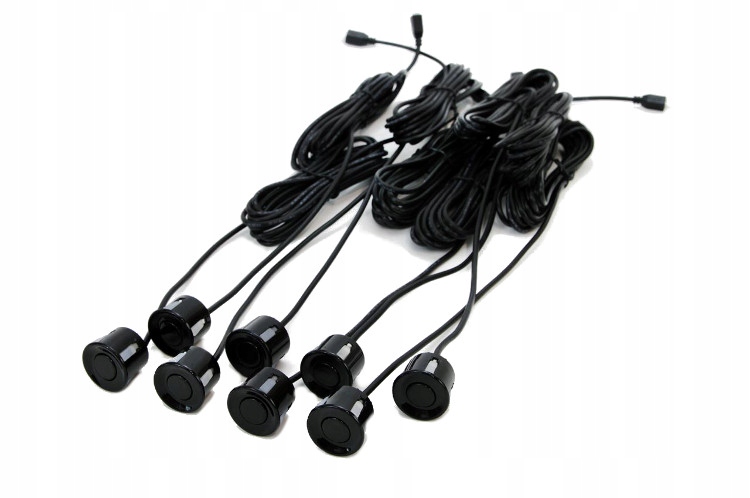 Sensory parkowania 8x czujnik czarny wyswietlacz Brand AMiO