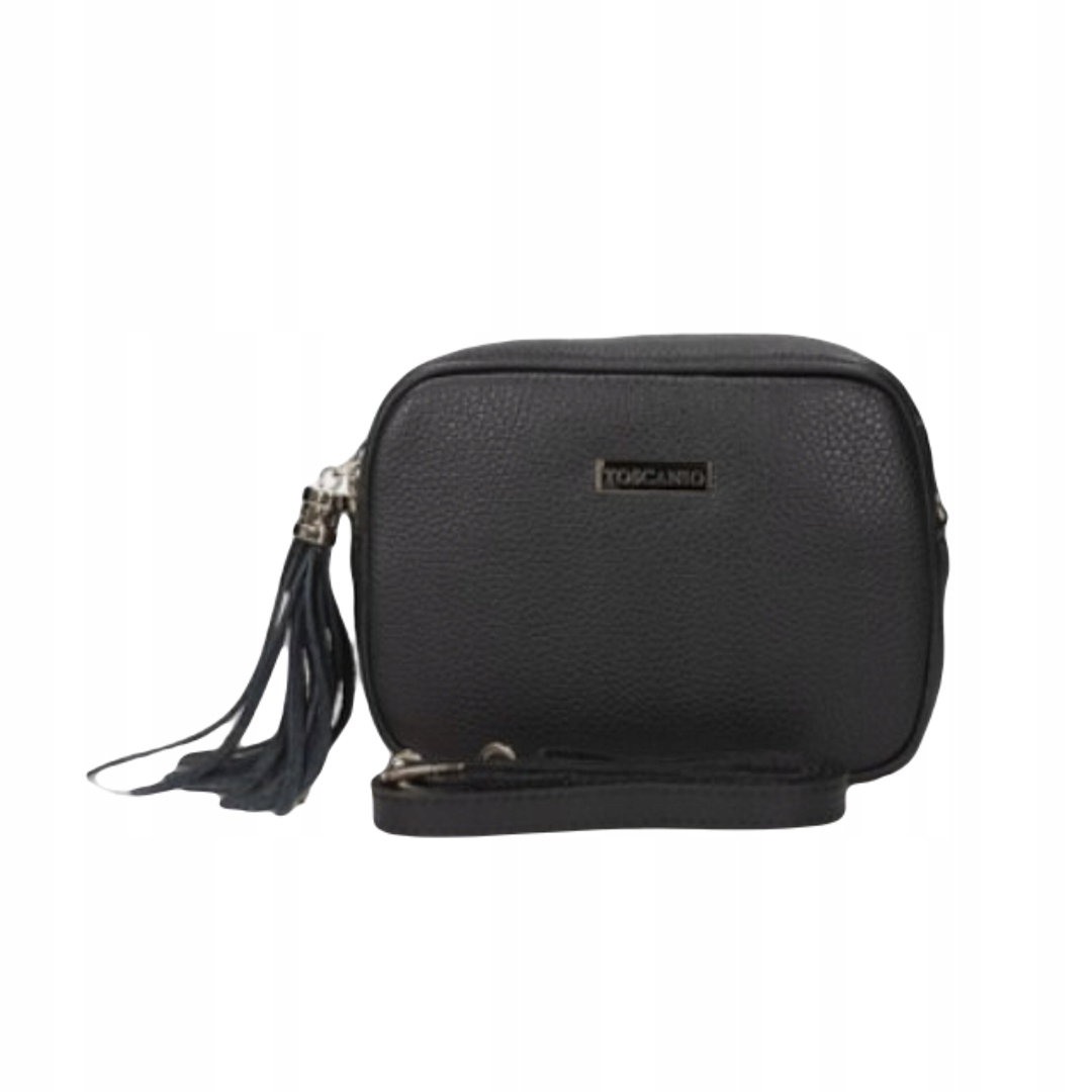 Kabelka Toscanio A08 Černá Kůže