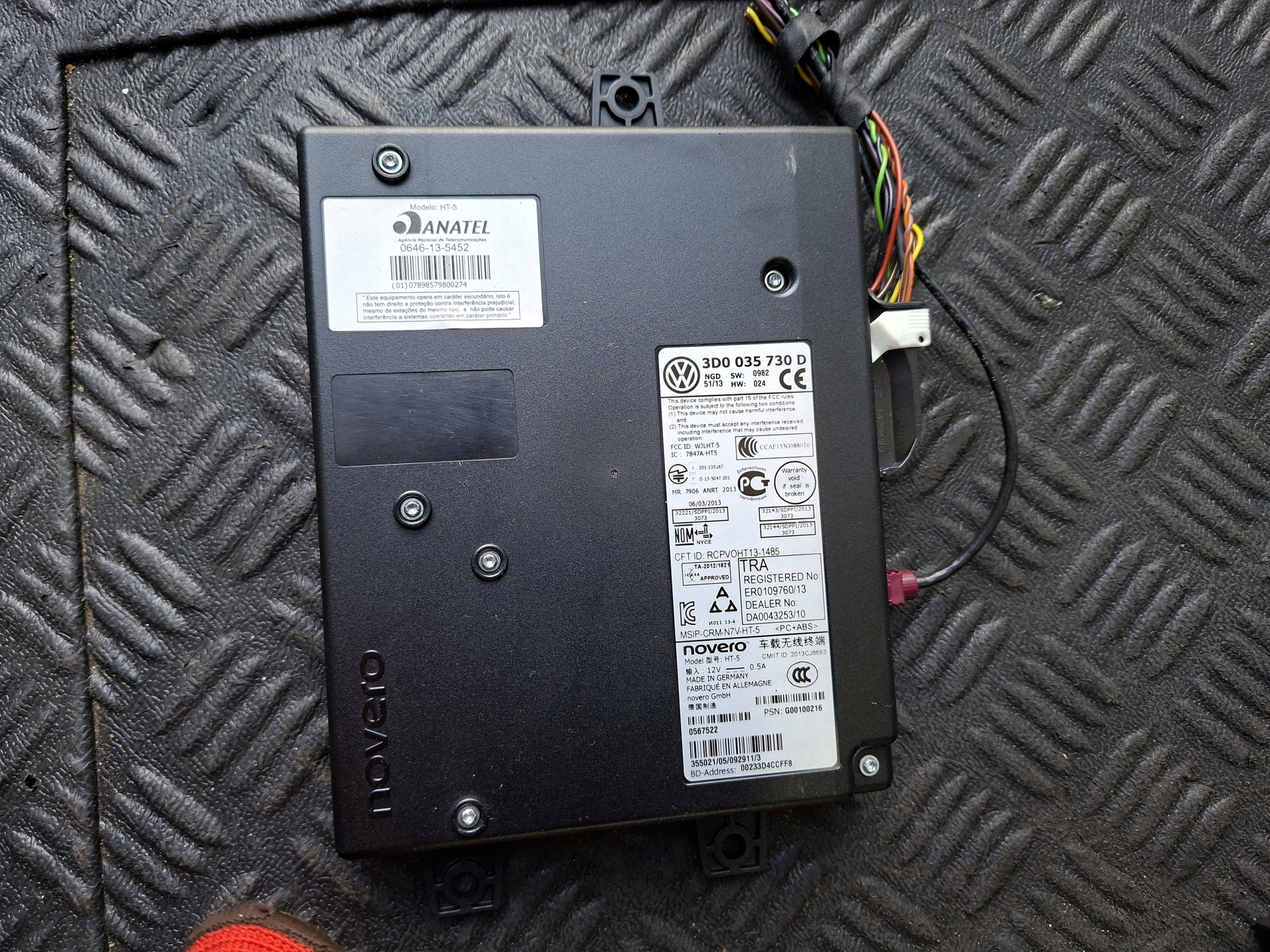 module control unit BLUETOOTH 3D0035730D VW PHAETON LIFT 3.0 TDI
