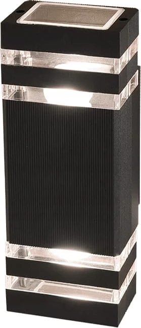 Led nástenná lampa Nowodvorski čierna IP54