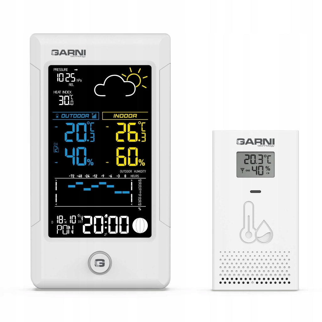 Garni 615W Precise v bezdrátové meteostanici