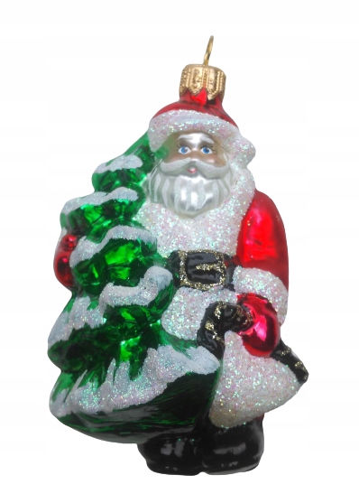 

Bombki Choinkowe Szklane Mik z choinką 12,5x7cm