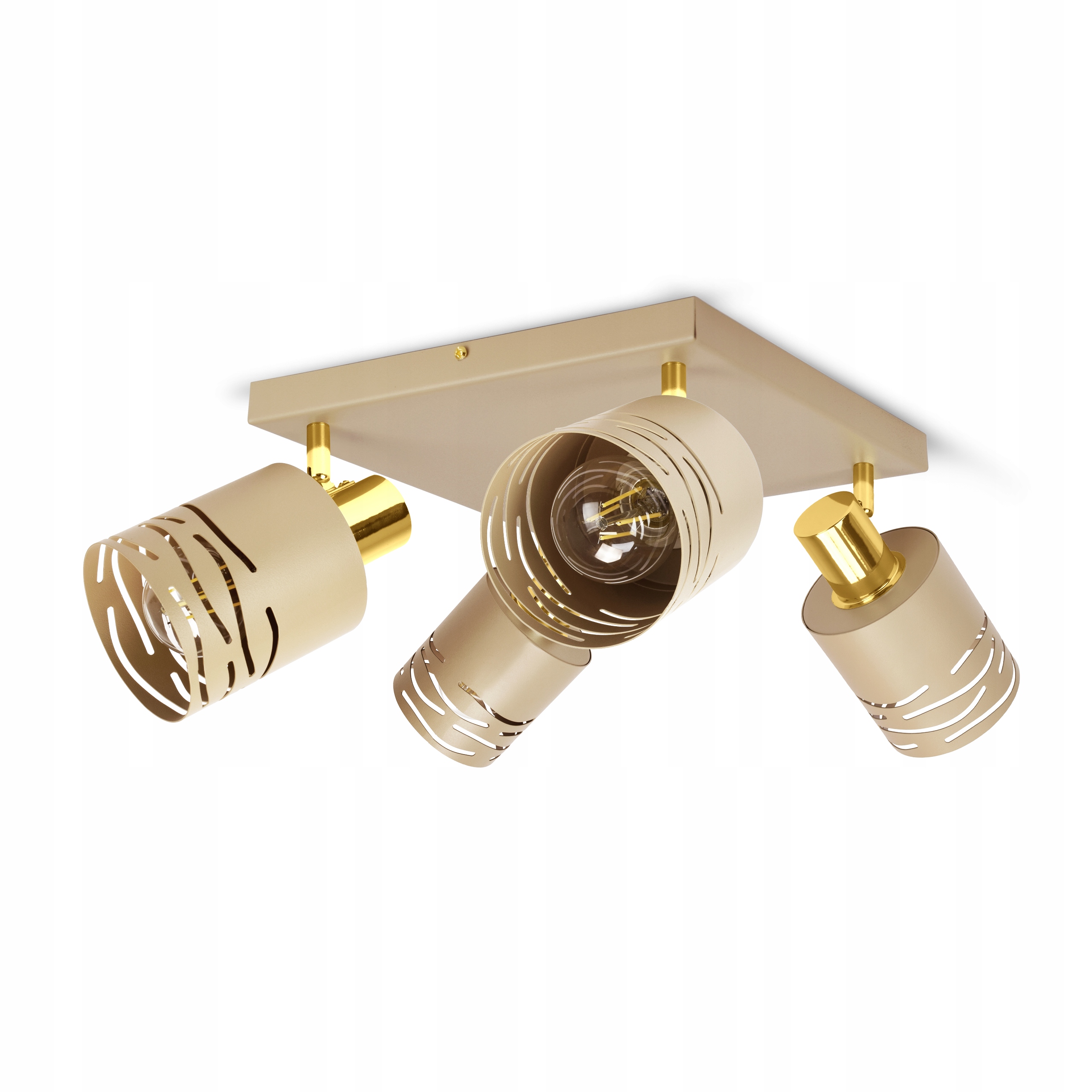 Stropní svítidlo pohyblivá Kašmír Ecru Béžová 4xE27 Led Fale nad stůl