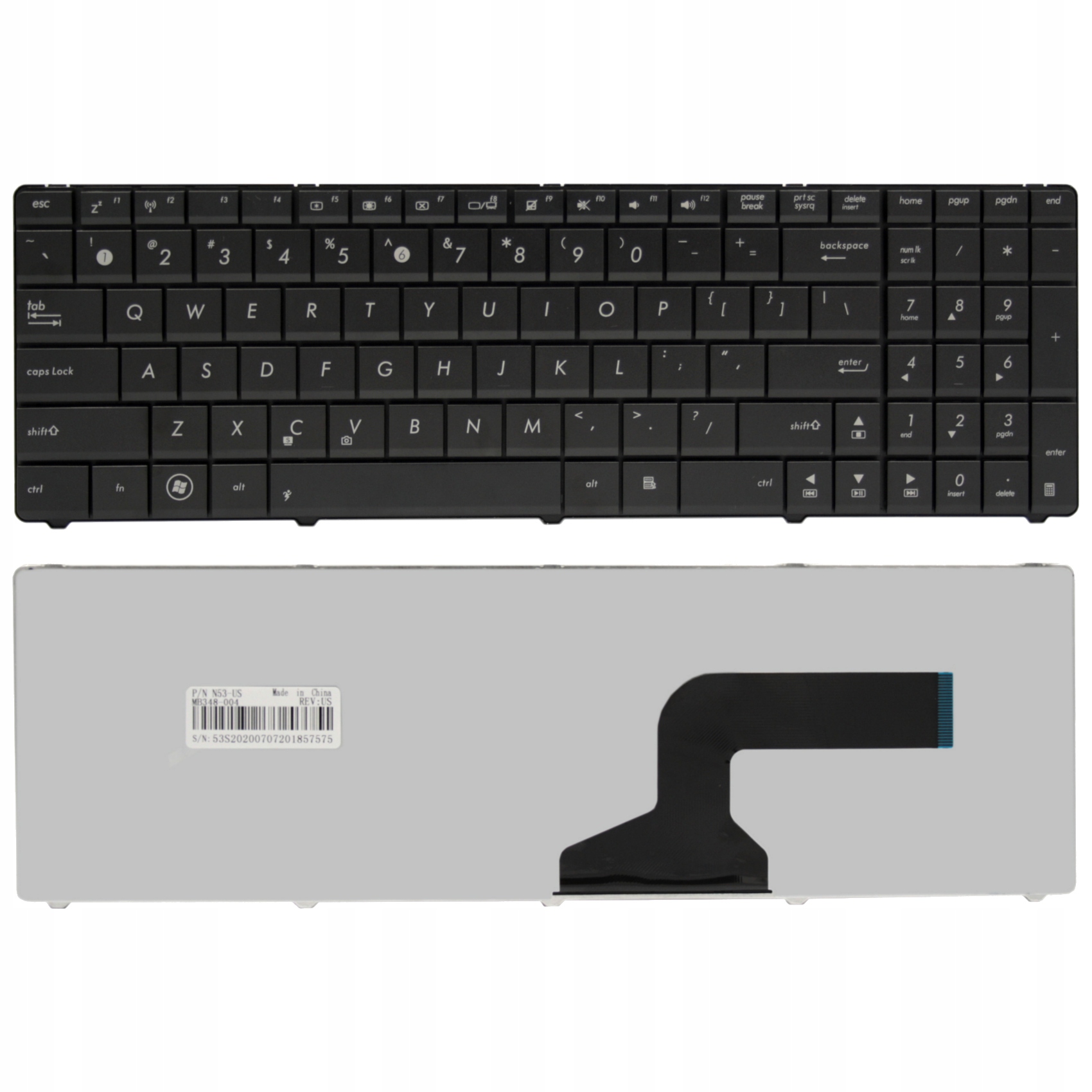 

Klawiatura Asus K52 K52J K53E X53S K53SJ X54C X54H