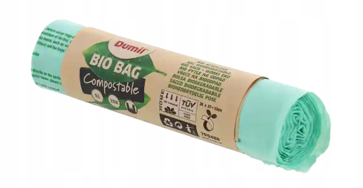 

Bio Worki Na Odpady 10 szt. x 5L Kompostowalne