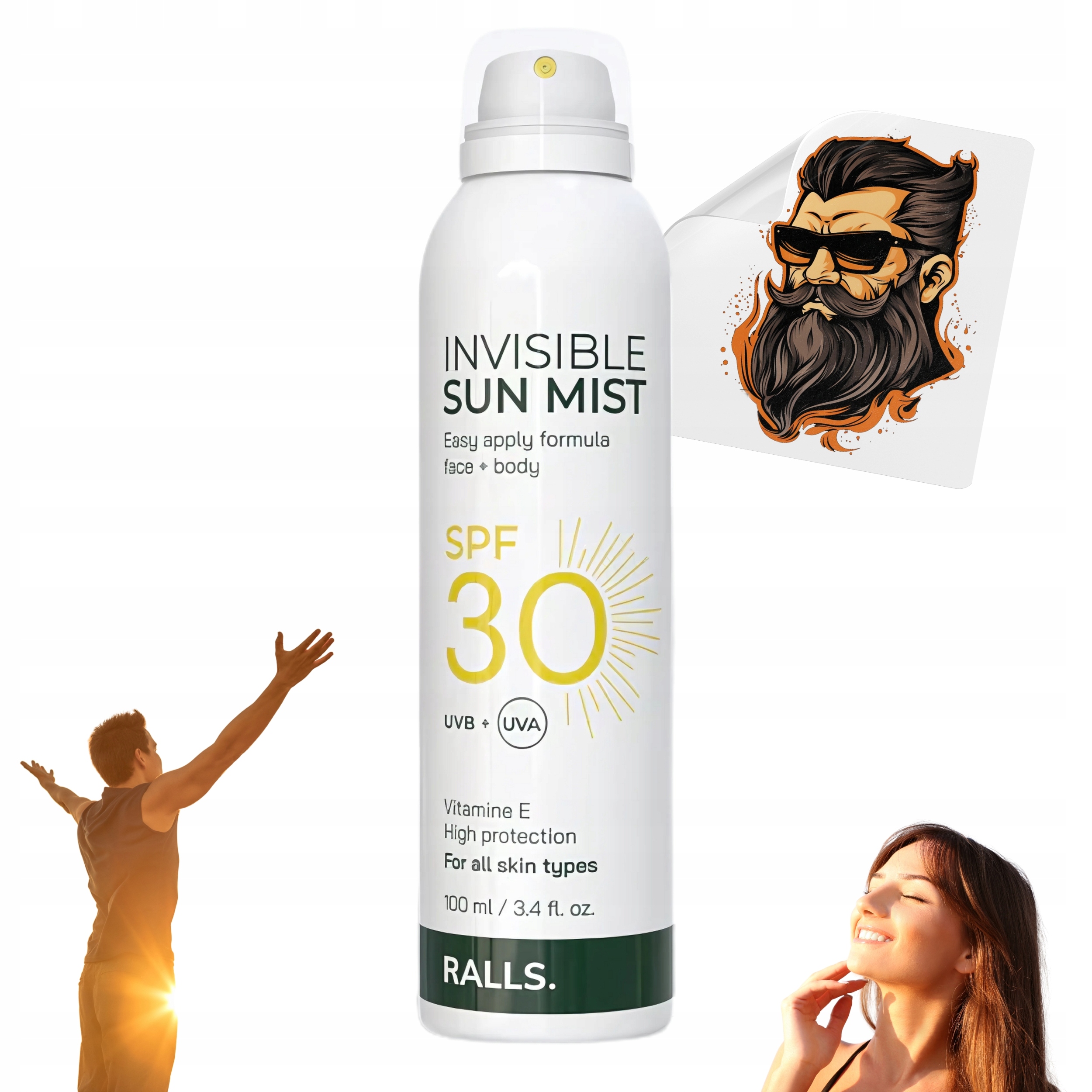 Ralls Invisible Sun Mist – mlha s Spf 30 na obličej a tělo 100 ml