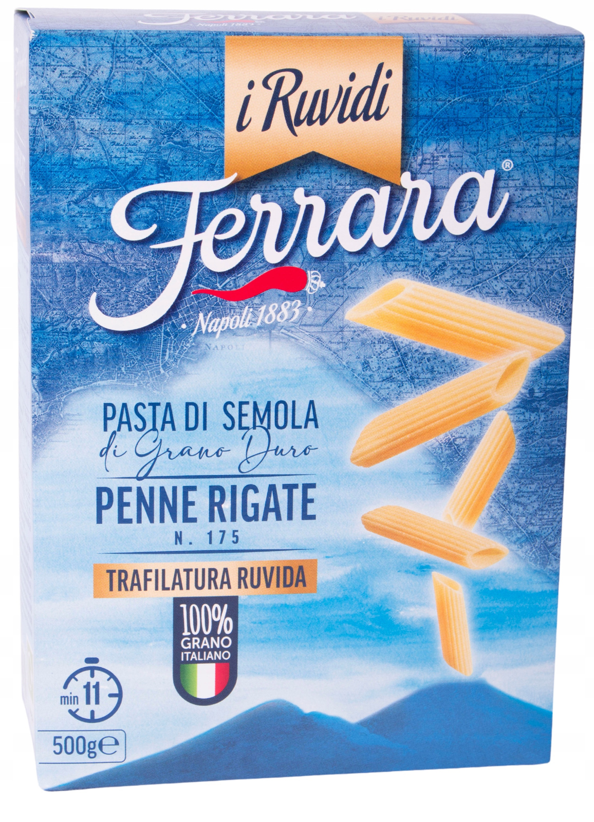 Těstoviny Ferrara 500G Penne Rigate a Ruvidi Bronzo