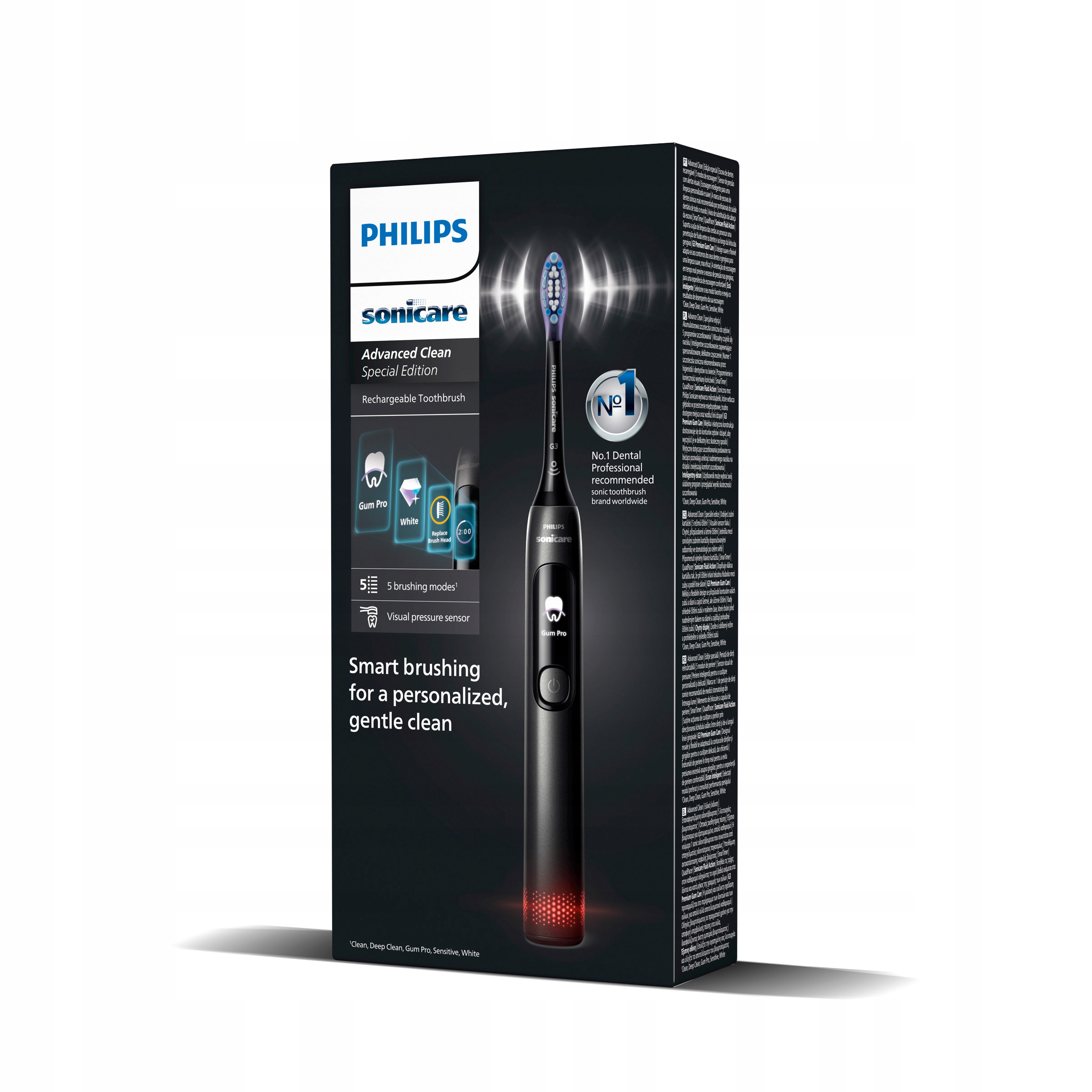 Szczoteczka soniczna Philips Sonicare Advanced Clean HX3792/11 5 trybów