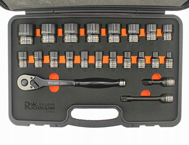 ZESTAW NASADEK UDAROWYCH 1 2 22EL C4034 RICHMANN EAN 5906741640343