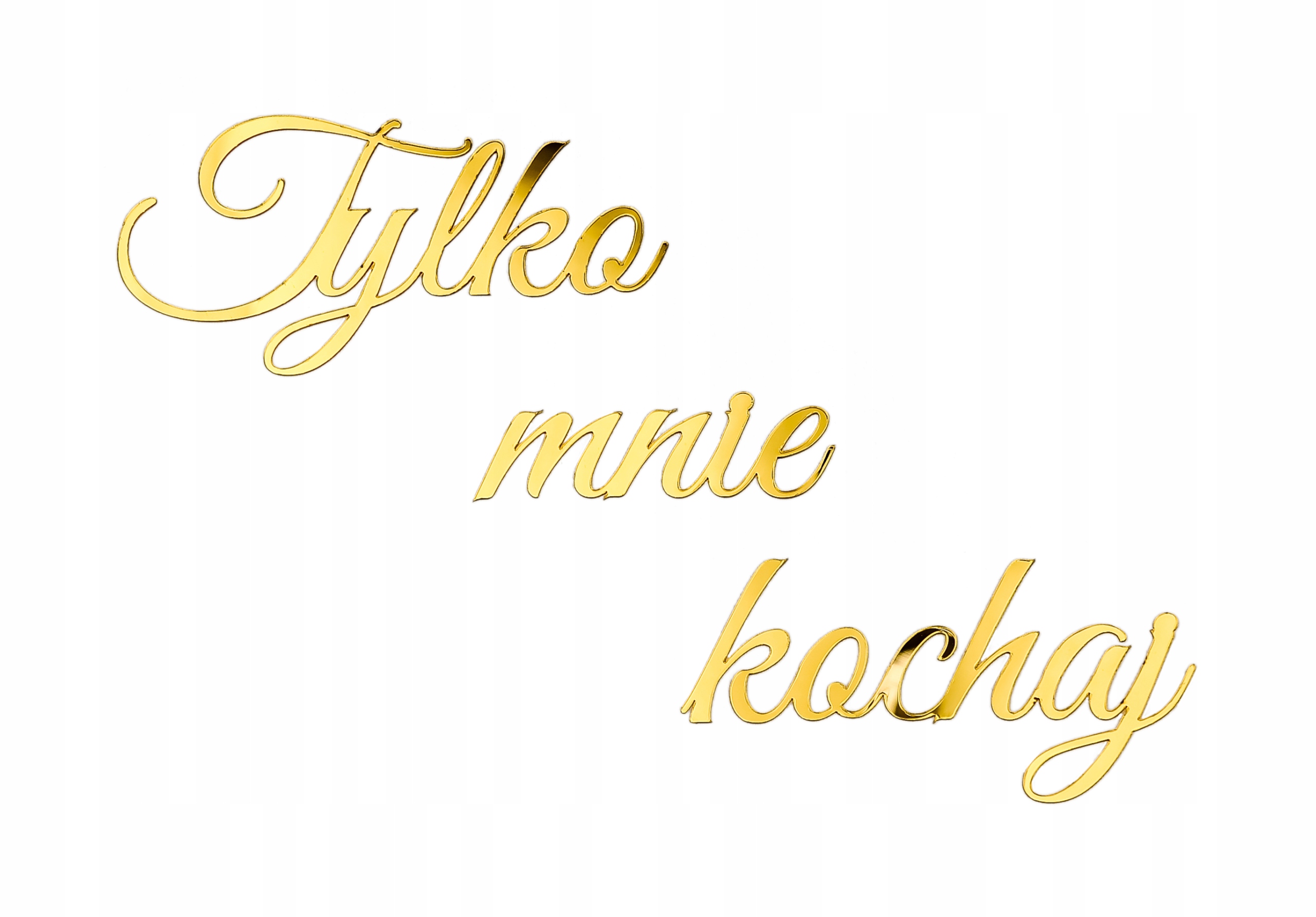 Wiszący napis na ściankę Państwa Młodych NWZ-11