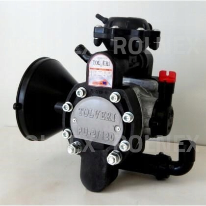 Čerpadlo postřikovače P-120 Tolveri kryt +2X KOLANKO+2X Šroub P120