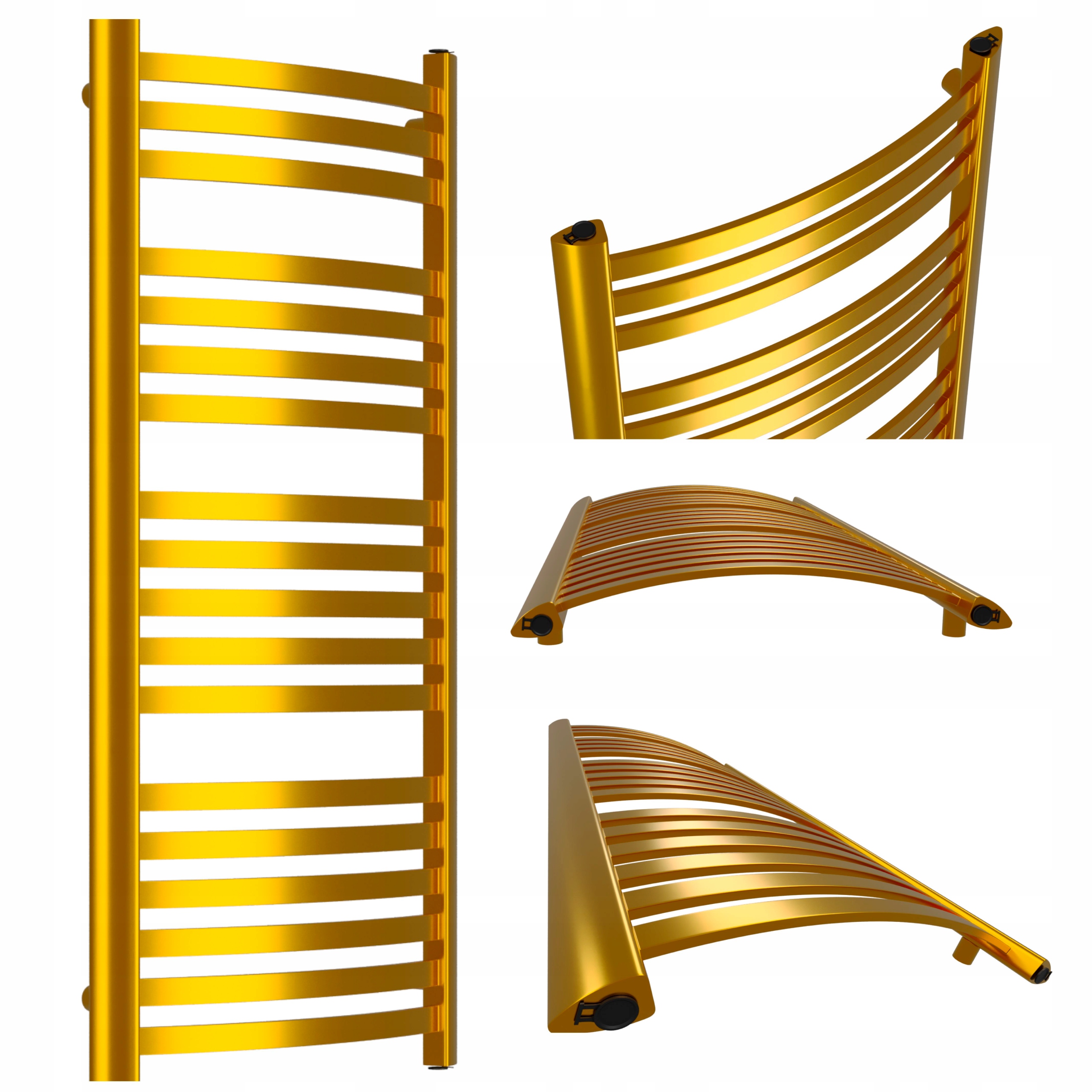 Koupelnový Radiátor Classic Zlatý 1350x670