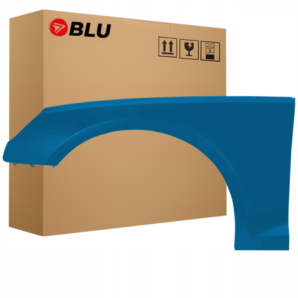 Blu Blatník Audi A4 B9 S4 LX5V levý modrý 19- přední lift ArubaBlau