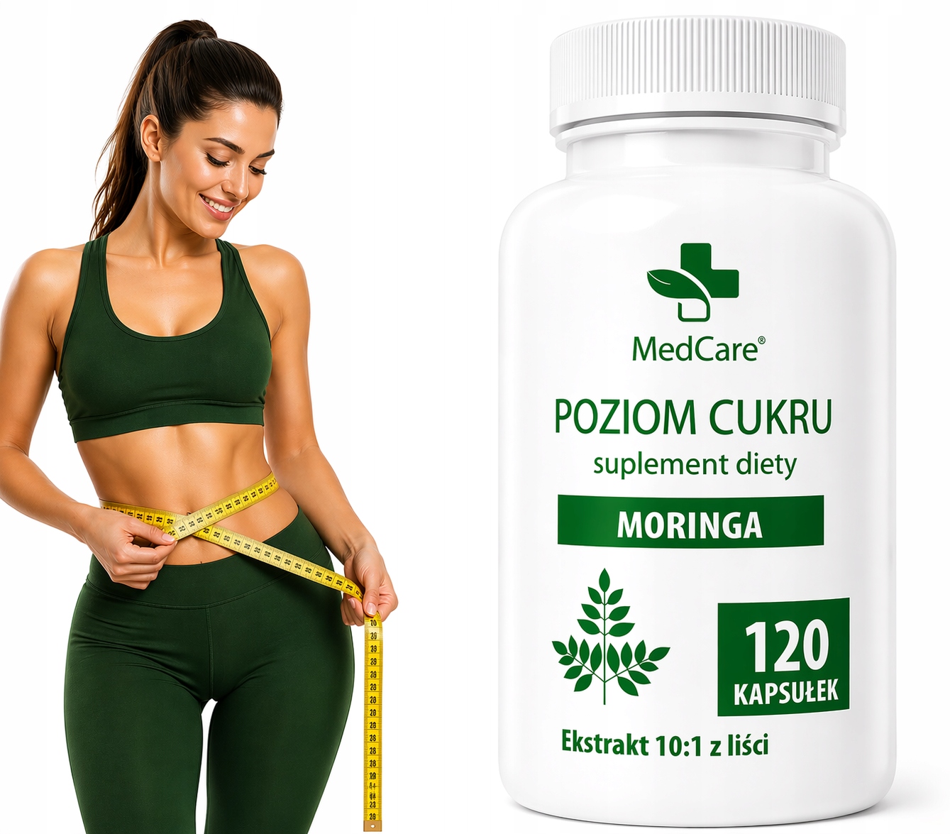 Ekstrakt 10:1 Moringa 600 mg 120 kapsułek