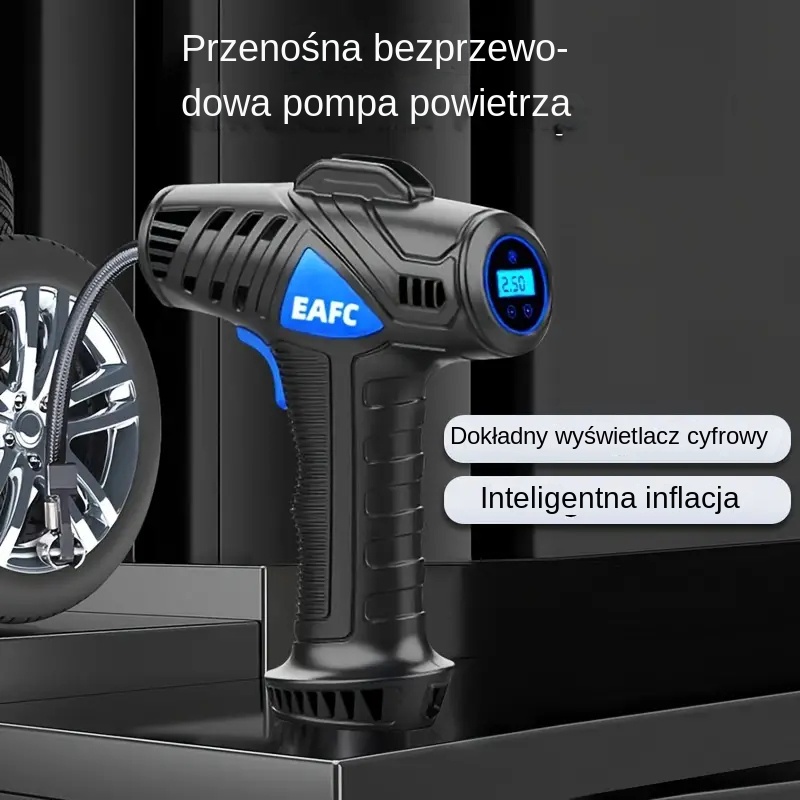 KOMPRESOR SAMOCHODOWY Pompka Sprężarka 12V Marka EAFC