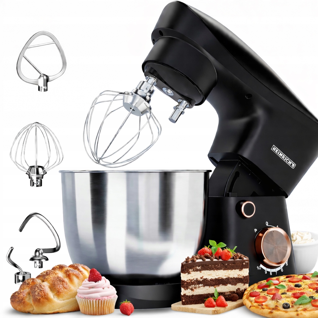 Robot Kuchenny Planetarny 6L Ugniatarka mikser blender do ciasta 1500W