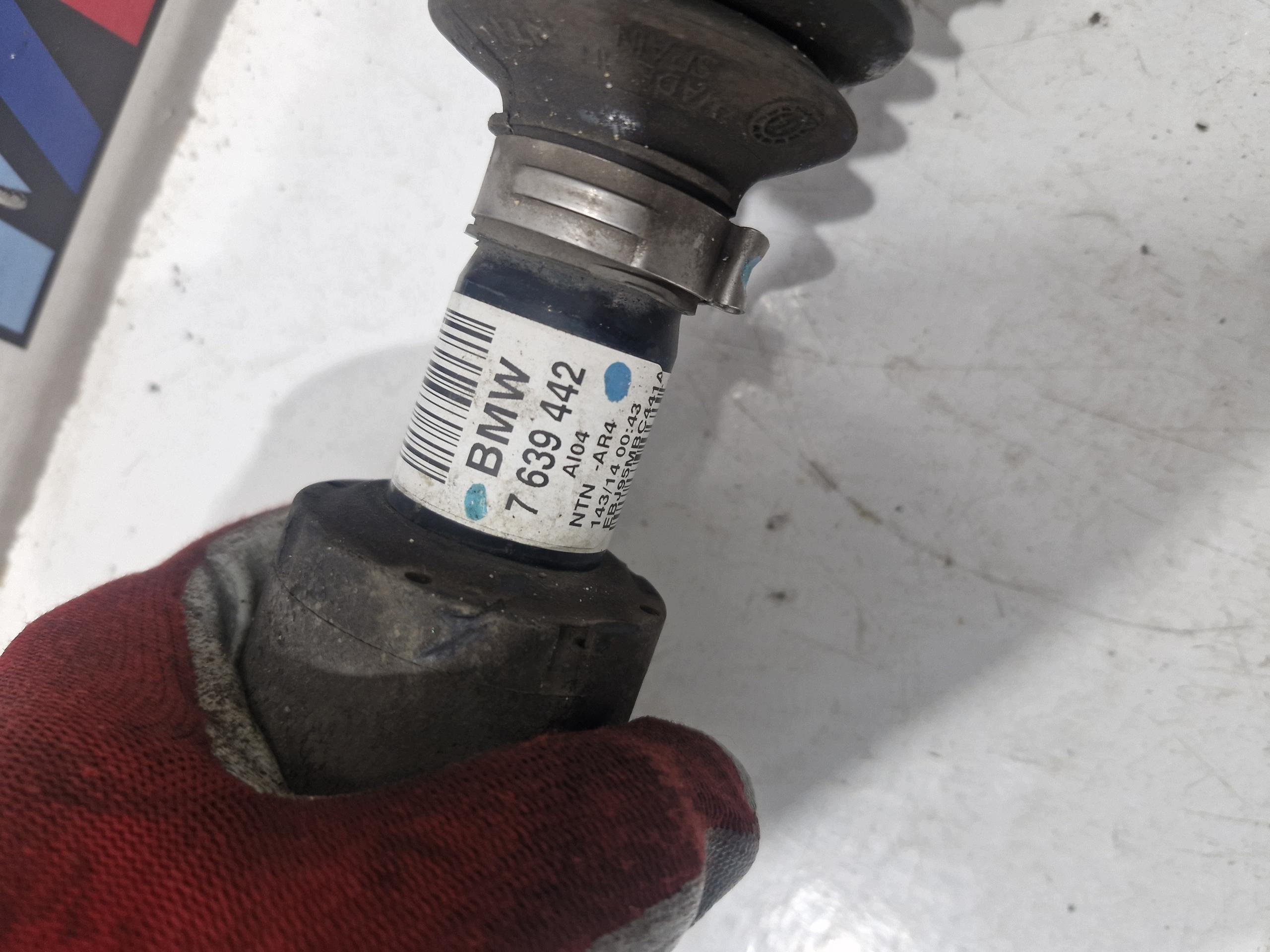 7639442 MINI COOPER F55 F56 semi-axis front right