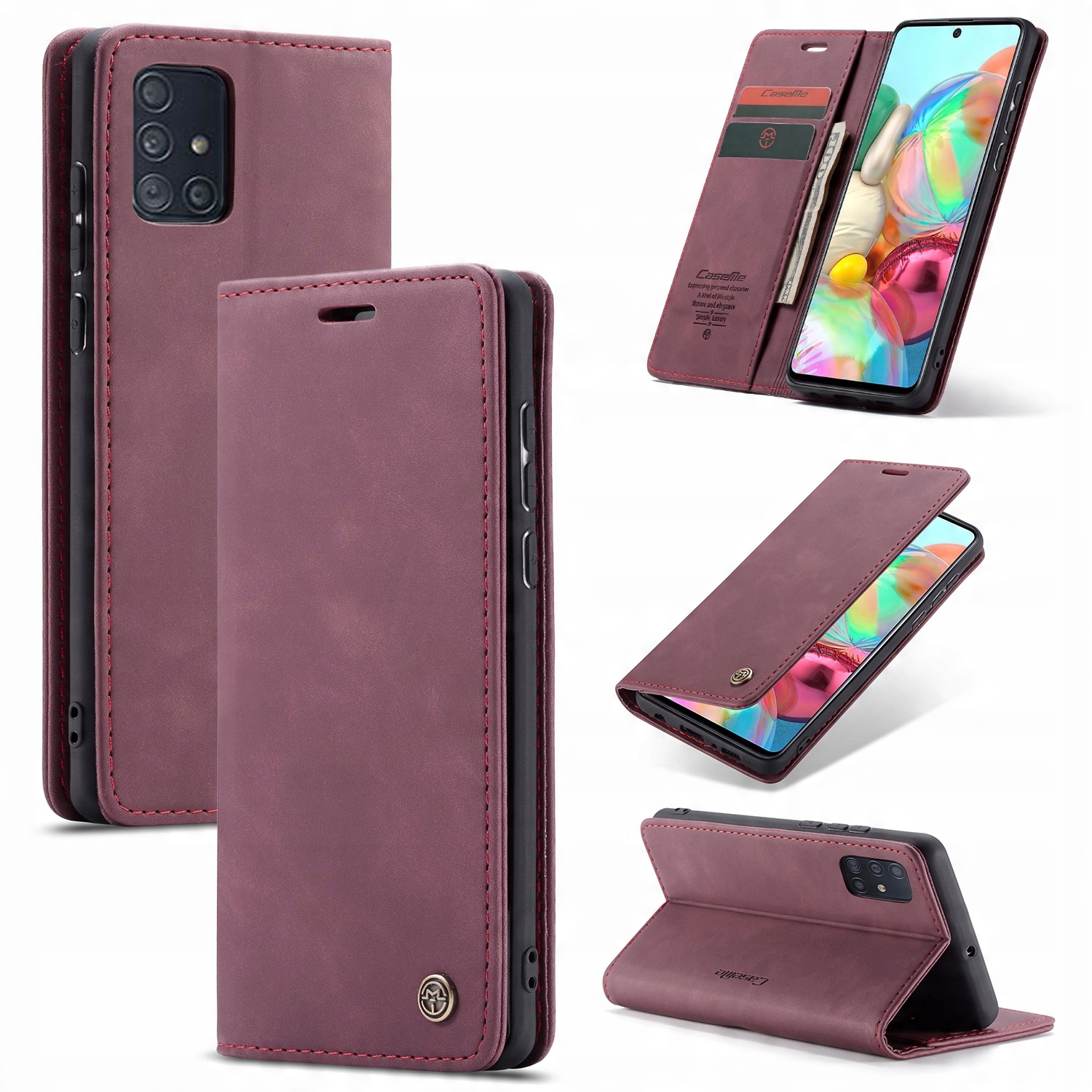 

Caseme | Eleganckie etui, portfel do Galaxy A71
