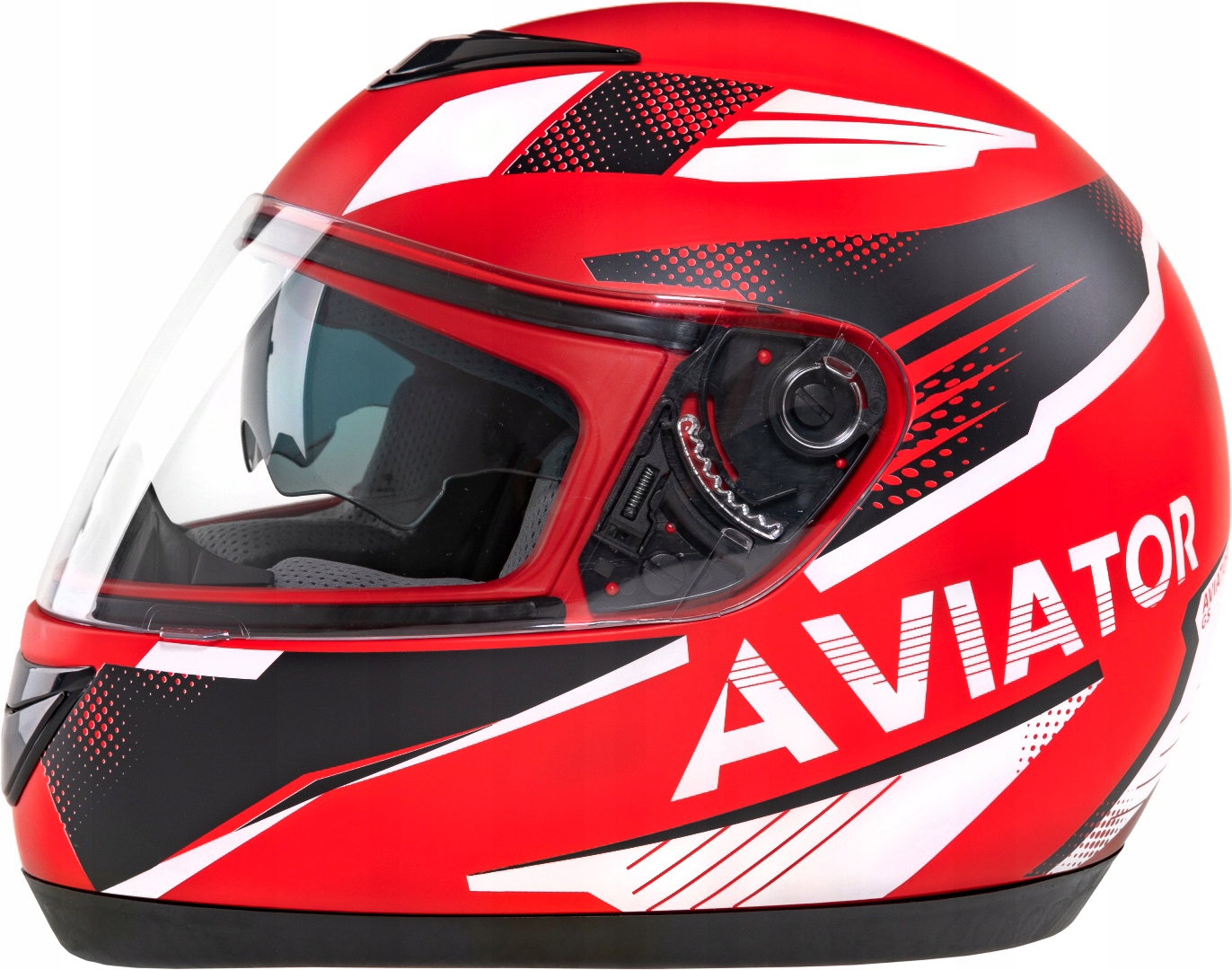 

Kask Motocyklowy Mat Na Skuter Motor Z Szybą Gsb L