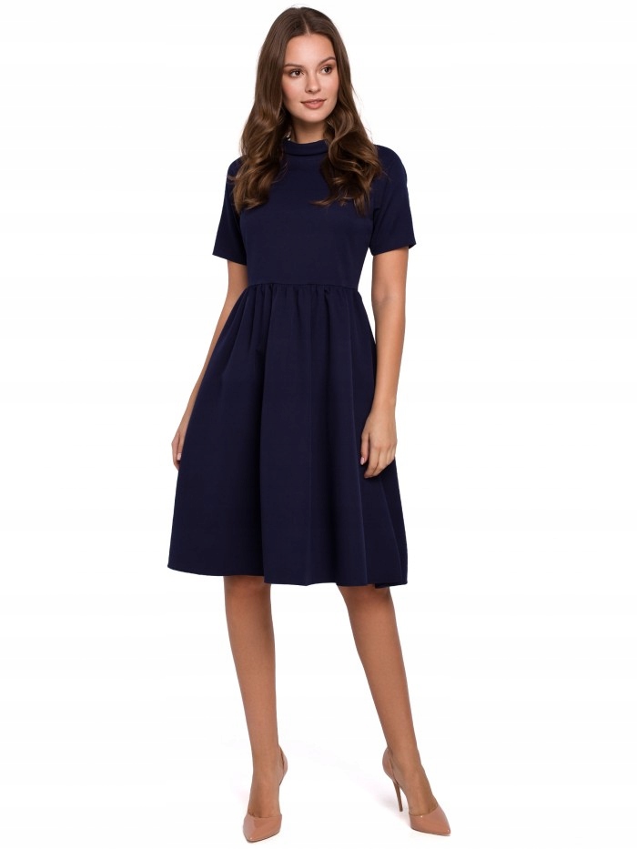 

Eu M K028 Sukienka ze stójką - atramentowa Eu M