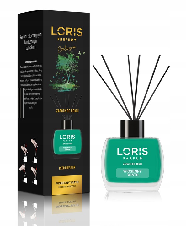 

Odświeżacz powietrza Loris Wiosenny Wiatr120 ml